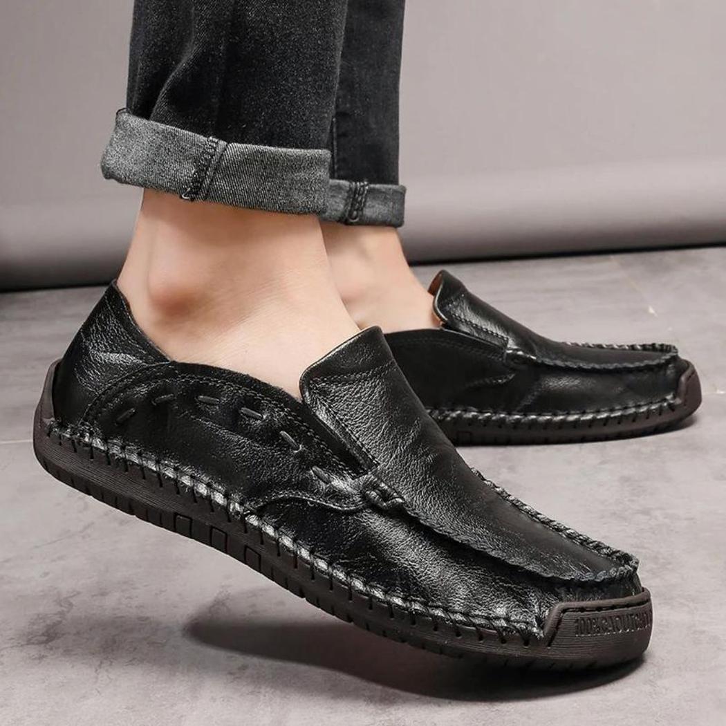 Zachte loafers van synthetisch leer voor heren