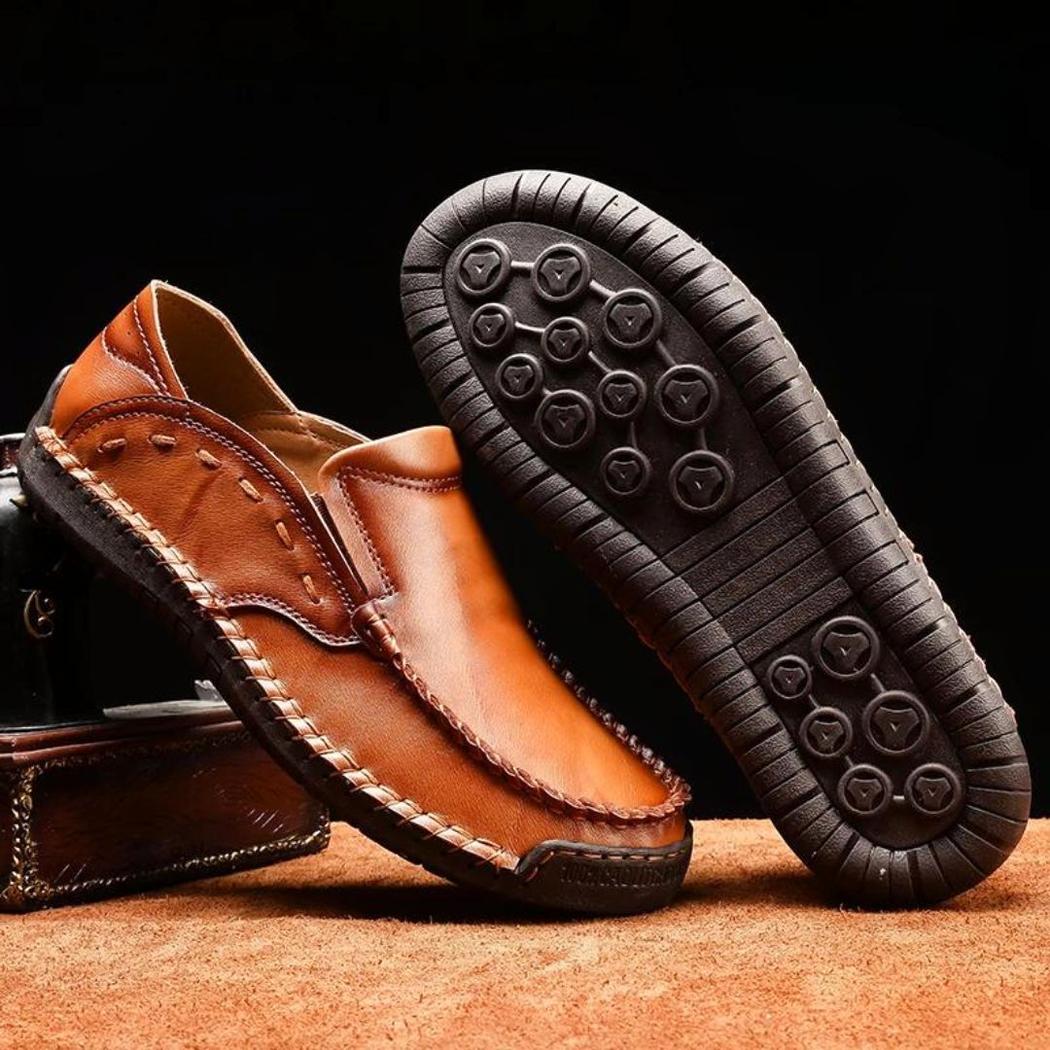 Zachte loafers van synthetisch leer voor heren