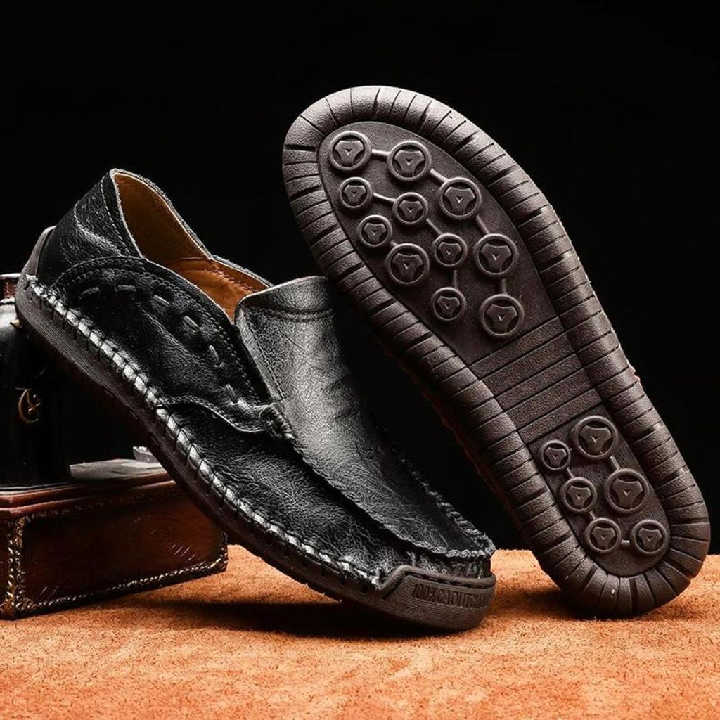 Zachte loafers van synthetisch leer voor heren