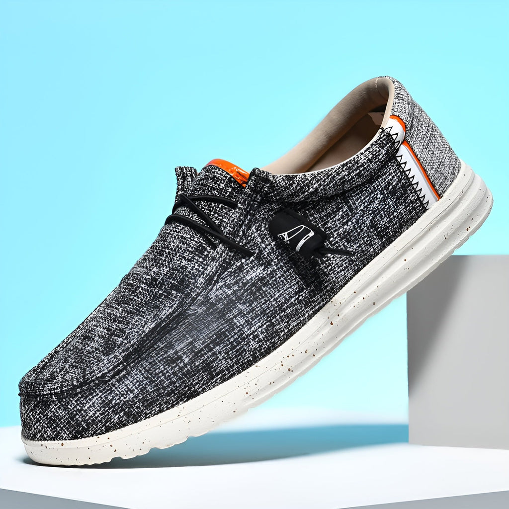 Canvas loafers voor heren