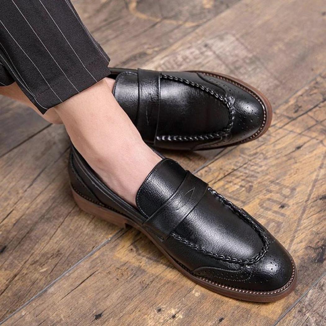 Glanzende loafers in echt leer voor heren