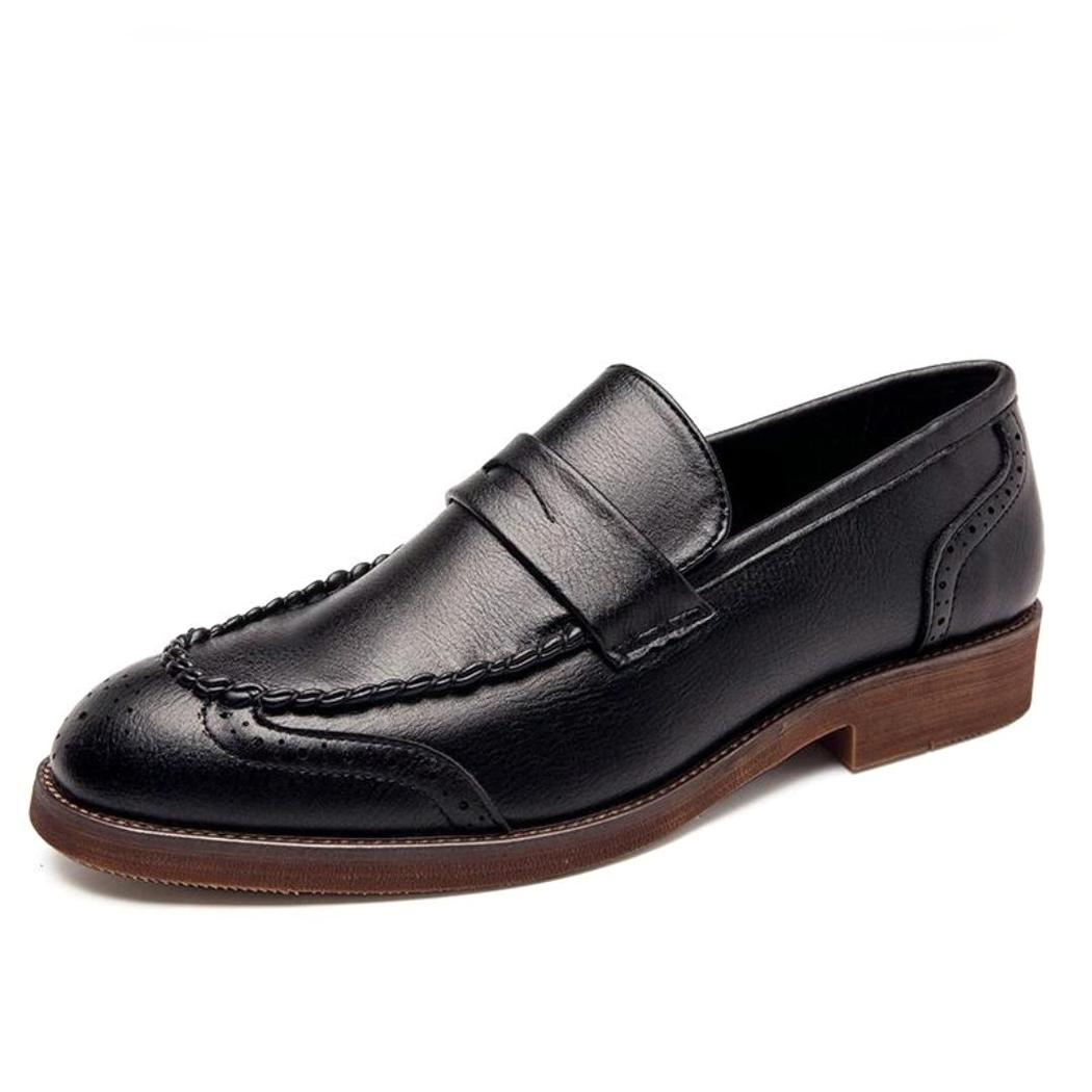 Glanzende loafers in echt leer voor heren