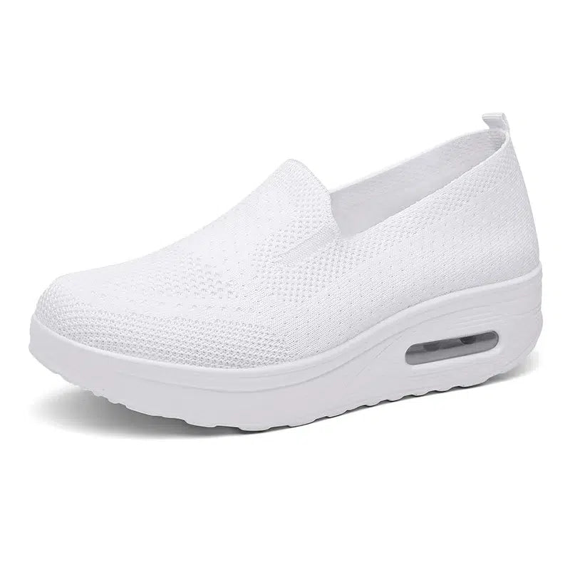 Soepele ademende stoffen loafers voor dames