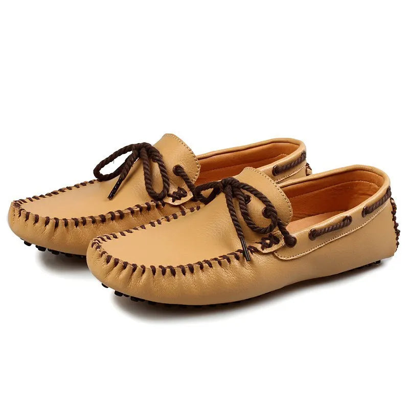Vintage bootmocassins voor heren