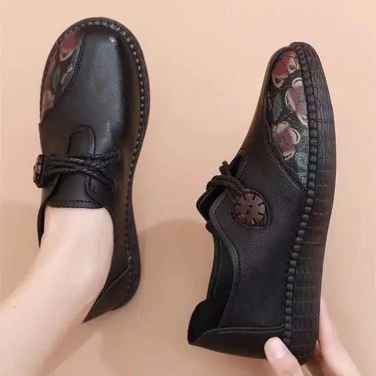 Orthopedische loafers met bloemen voor dames
