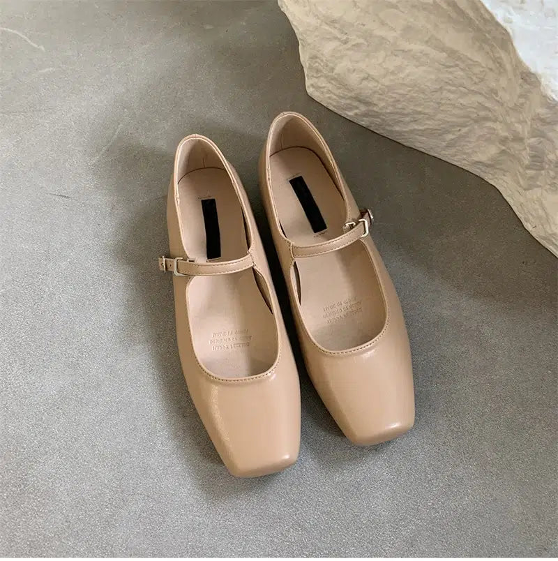 Trendy Mary Jane ballerina's met bandjes