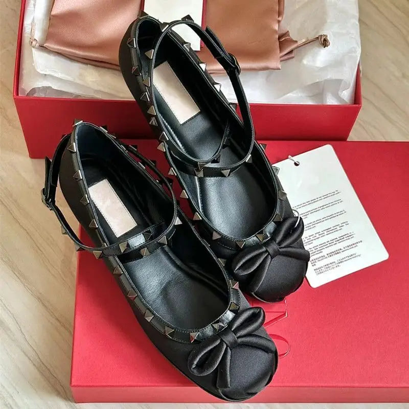 Mary Jane ballerina's van stersatijn met blauwgroen patroon