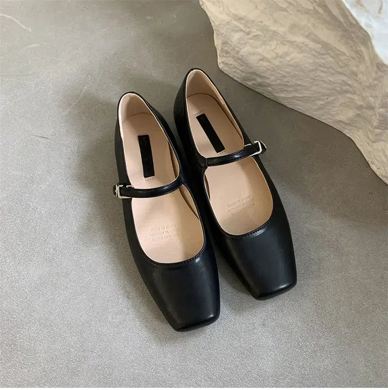 Trendy Mary Jane ballerina's met bandjes
