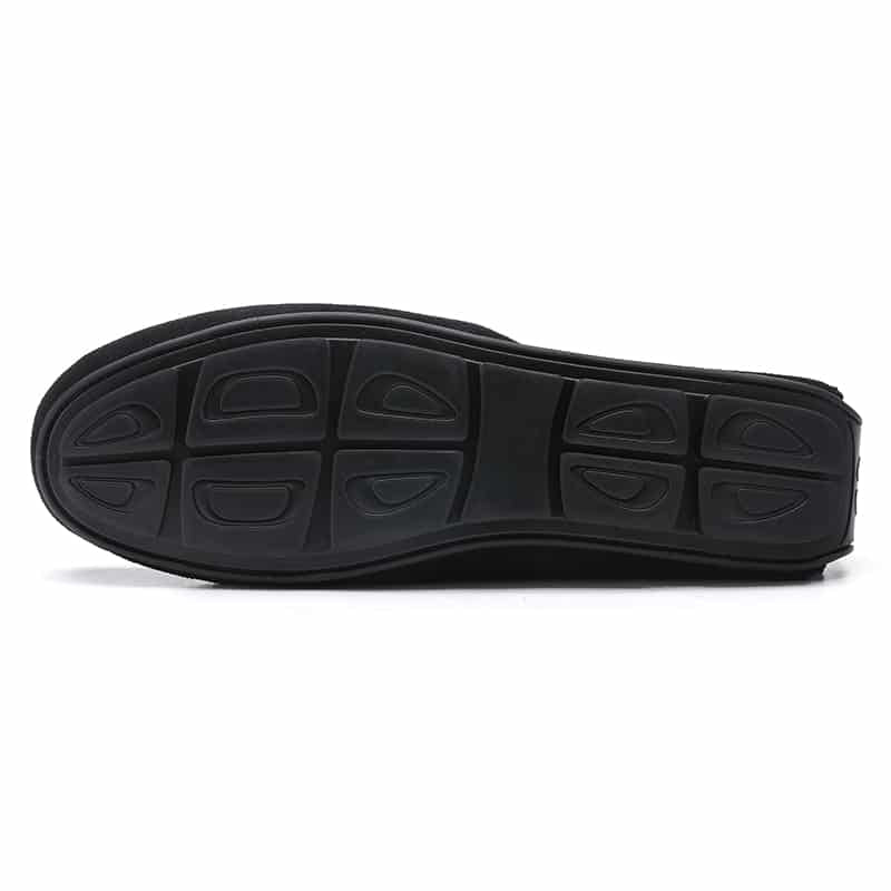 Ademende suède-look loafers voor heren