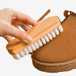 Reinigingsborstel voor suède schoenen