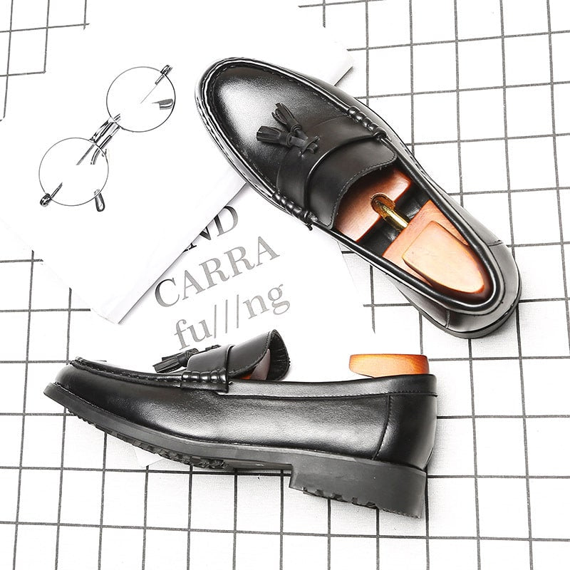 Casual loafers met kwastjes voor heren