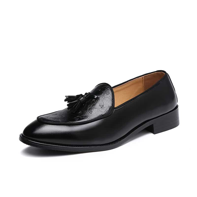Chique leren kwastloafers voor heren