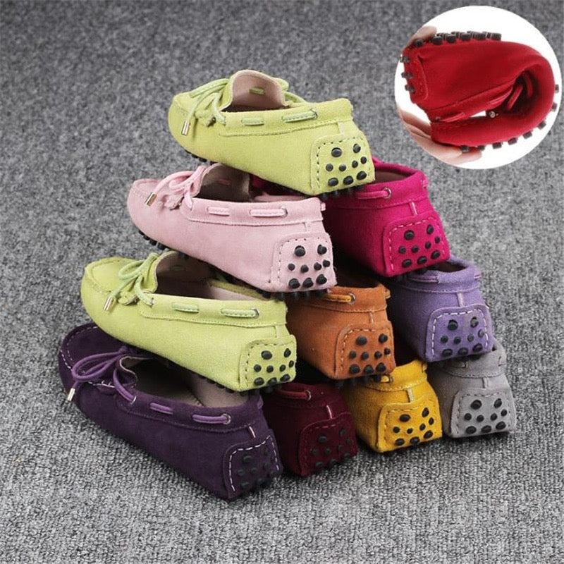 Comfortabele loafers met noppen voor dames