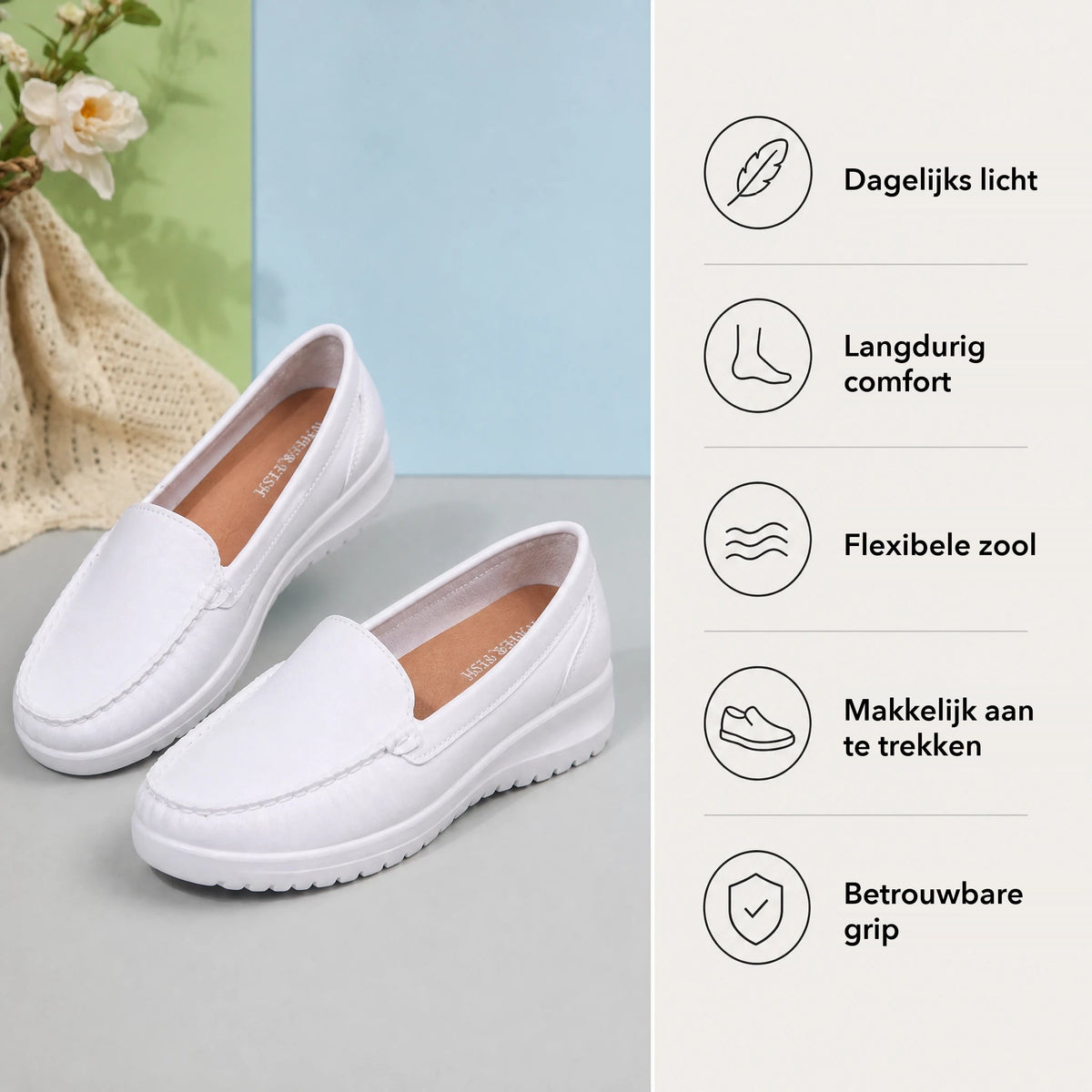 Dames loafers comfort met soepele en lichte zool - afbeelding 5 Afbeelding