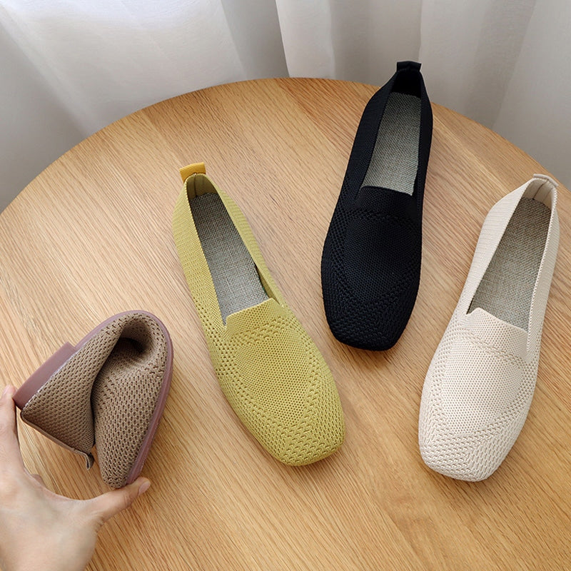 Soepele mesh loafers voor dames