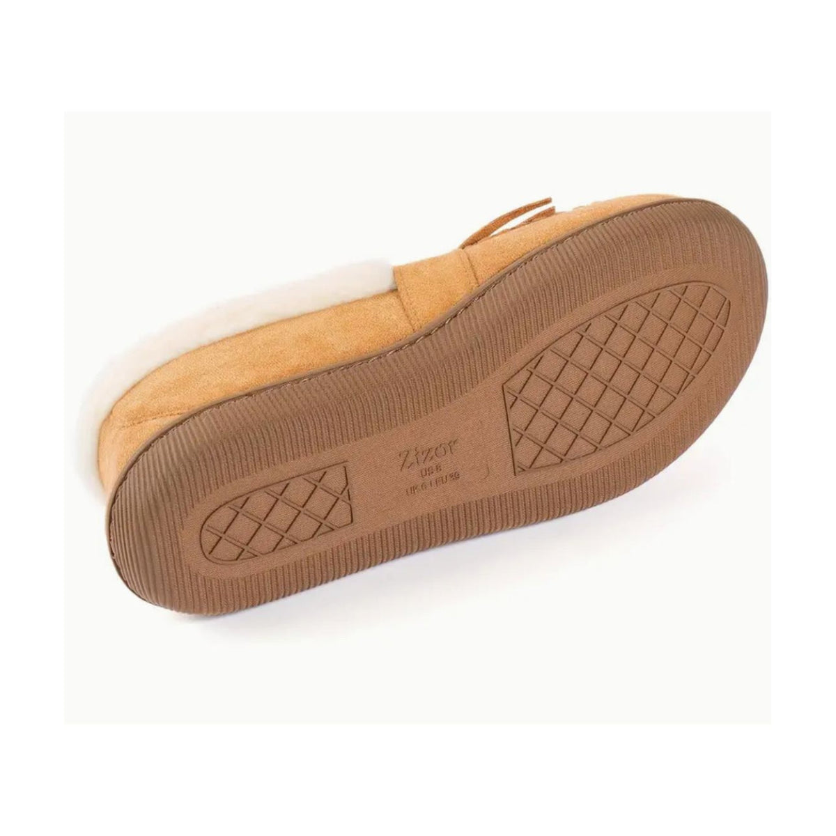 Rubberen antislipzool van de gevoerde mocassin