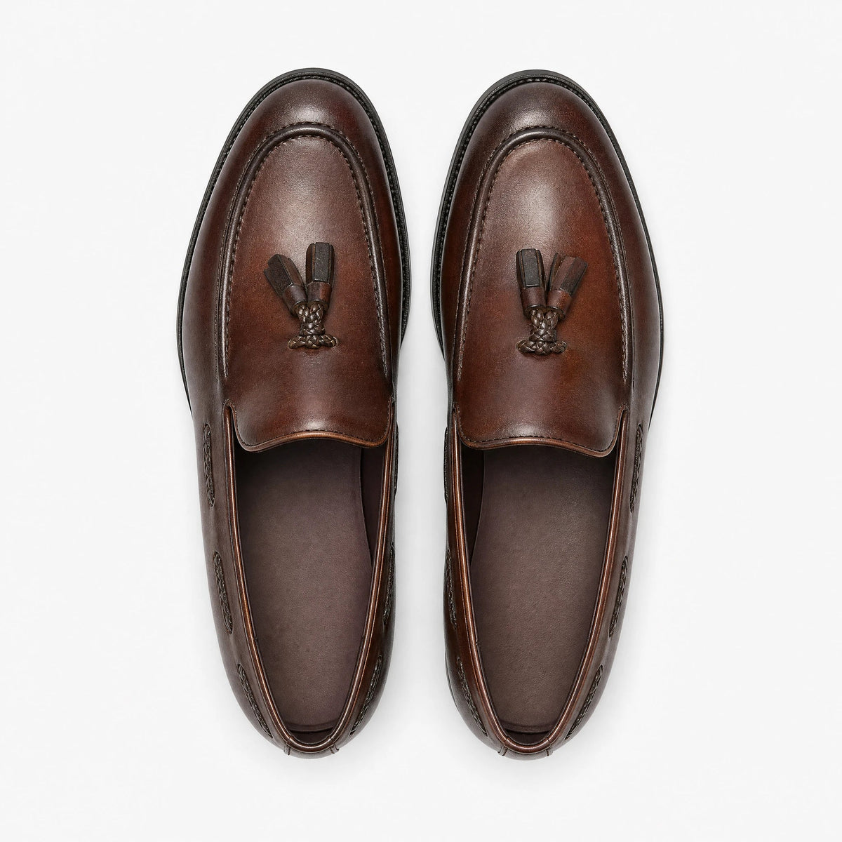 Heren loafer met kwastjes en decoratieve franjes