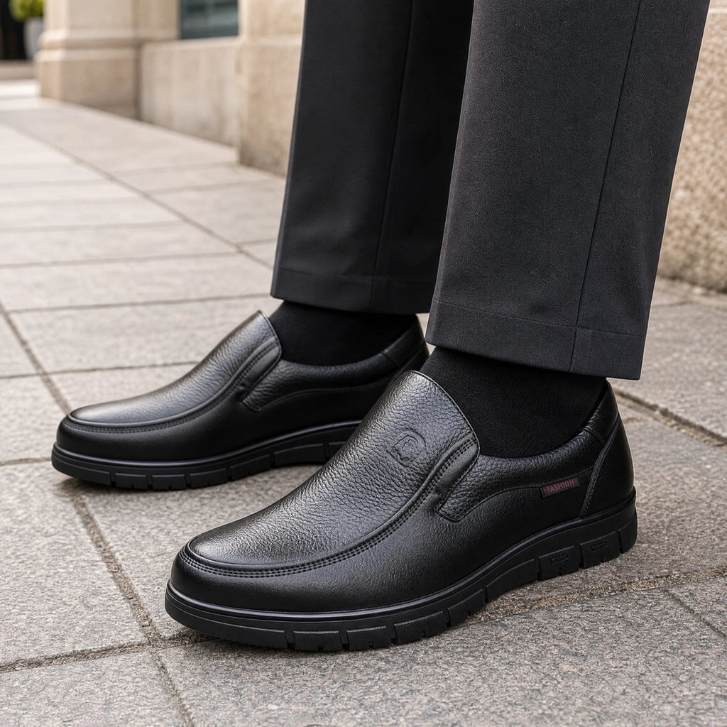 Heren loafers van zacht leer met comfortzool - afbeelding 3