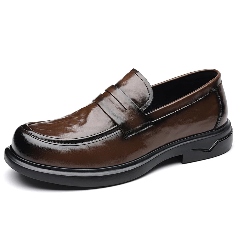 Loafer gedragen met nette pantalon