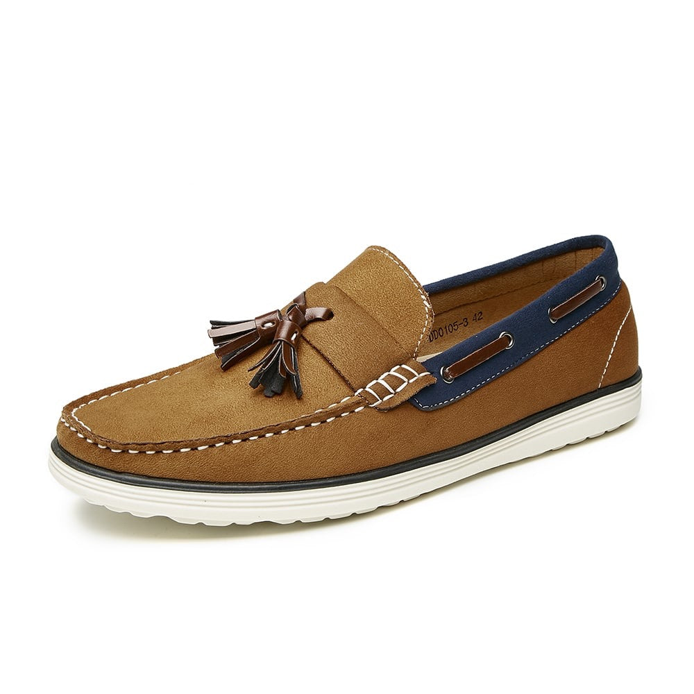 Heren loafers met kwastje in bootstijl