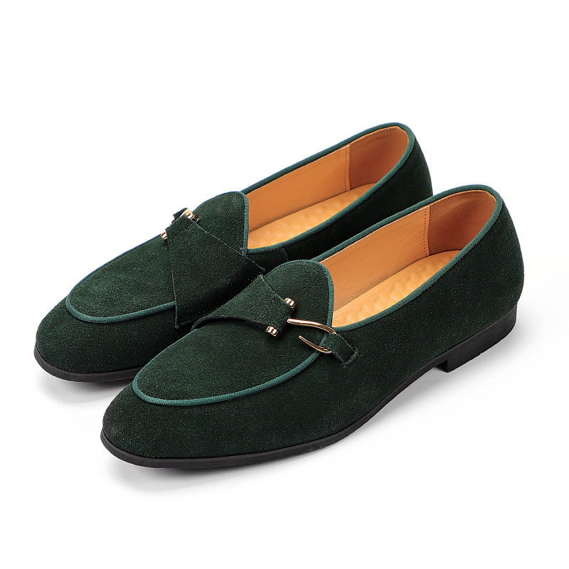 Klassieke mocassins met suède-effect voor heren