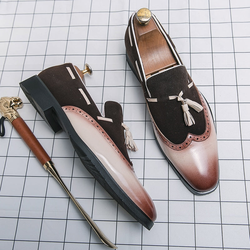 Loafers met kwastjes en origineel design voor heren