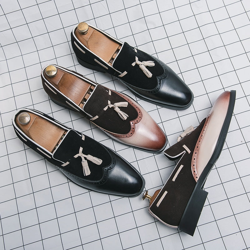 Loafers met kwastjes en origineel design voor heren