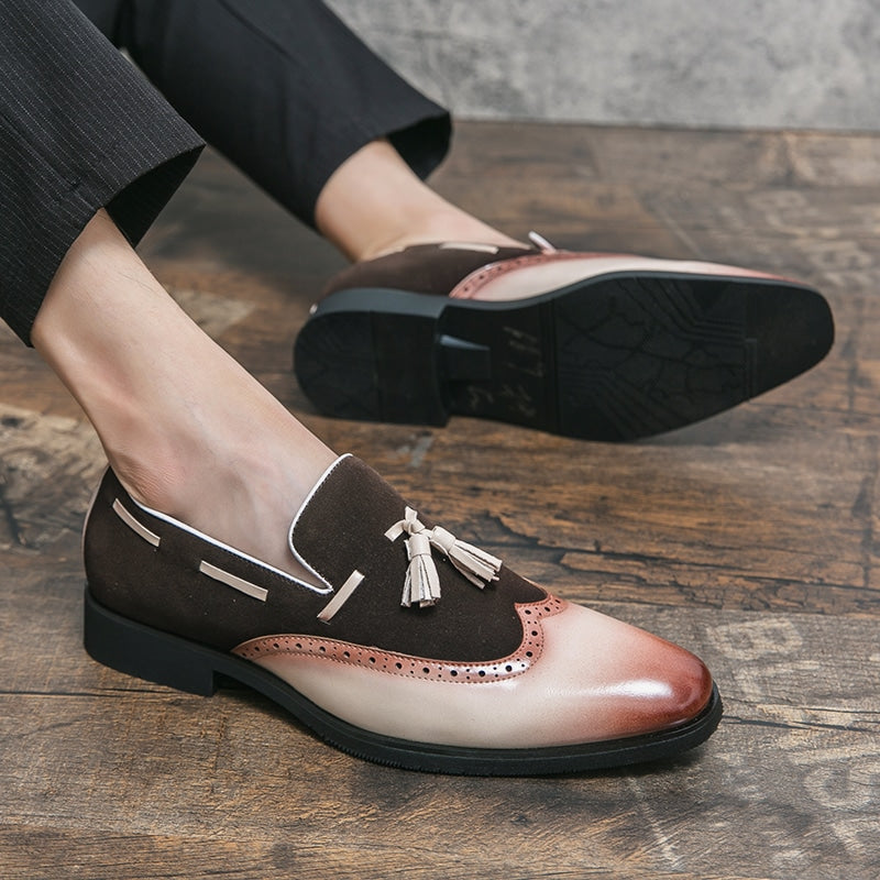 Loafers met kwastjes en origineel design voor heren