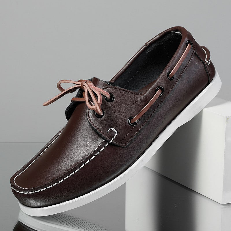 Formele bootschoenen met veters voor heren