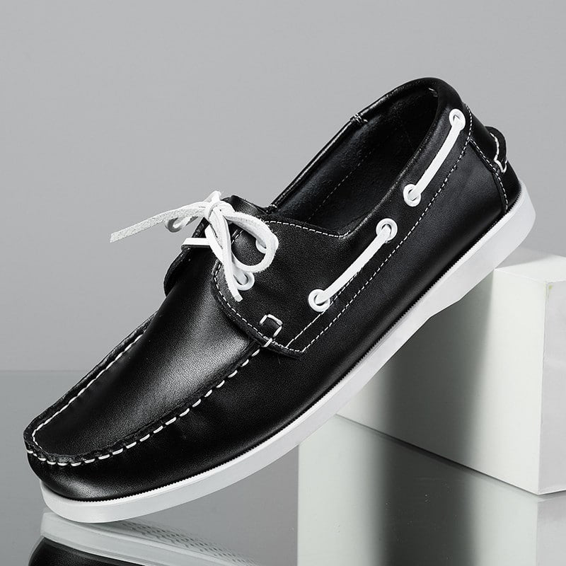 Formele bootschoenen met veters voor heren