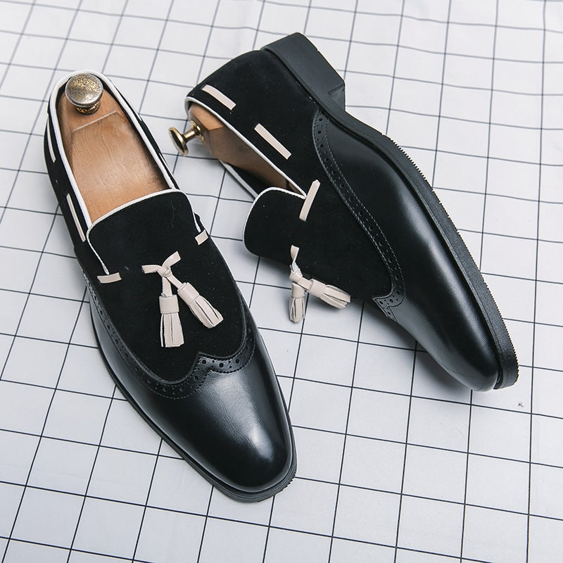 Loafers met kwastjes en origineel design voor heren
