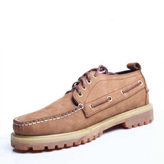 Bootschoenen loafers in Britse stijl voor heren, Beige