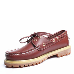 Bootschoenen loafers in Britse stijl voor heren, Lichtbruin