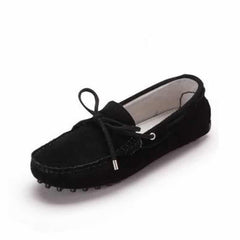 Comfortabele loafers met noppen voor dames, Zwart