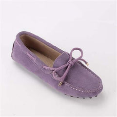 Comfortabele loafers met noppen voor dames, Paarse