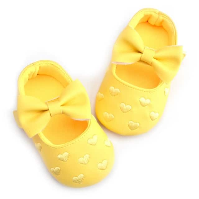 Loafers voor babymeisjes met hartjesmotief