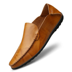 Loafers van synthetisch leer voor heren, Geel