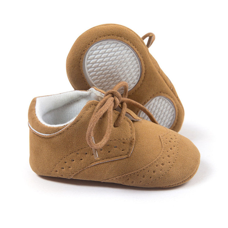 Loafers met veters en zachte zool voor babyjongens