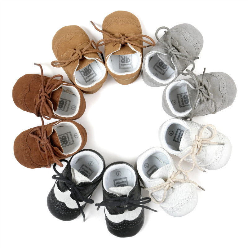bruin zwart wit grijs ronde mocassin set
