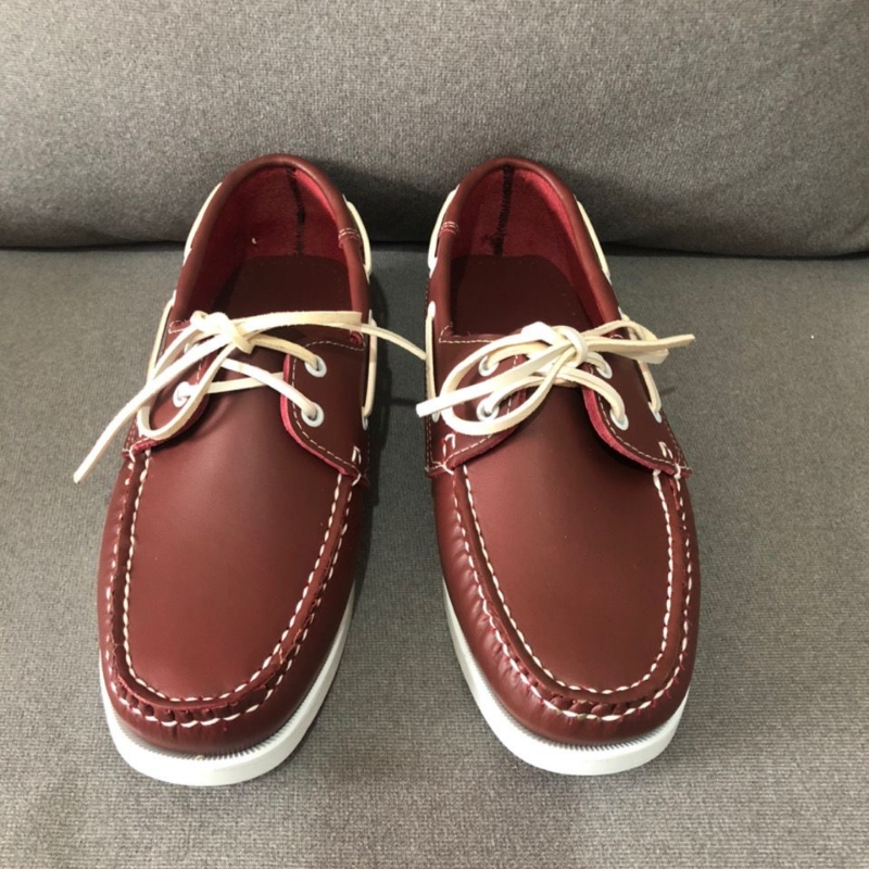 Trendy veterschoenen loafers bootmodel voor heren