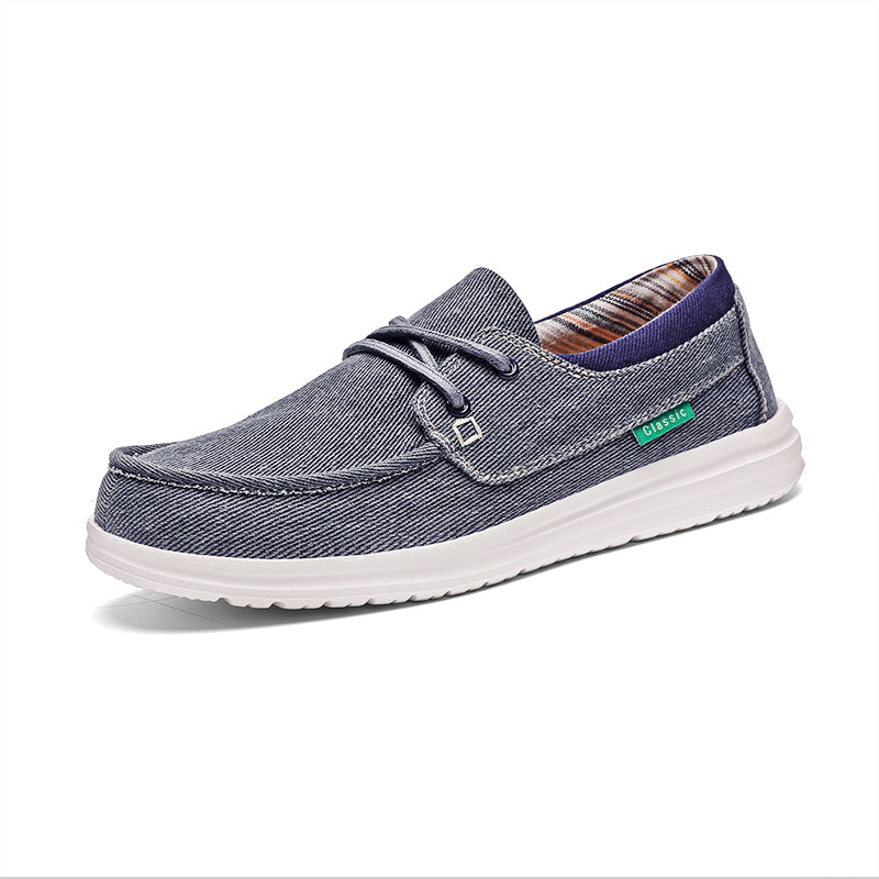 Orthopedische canvas loafers met zachte zolen voor heren