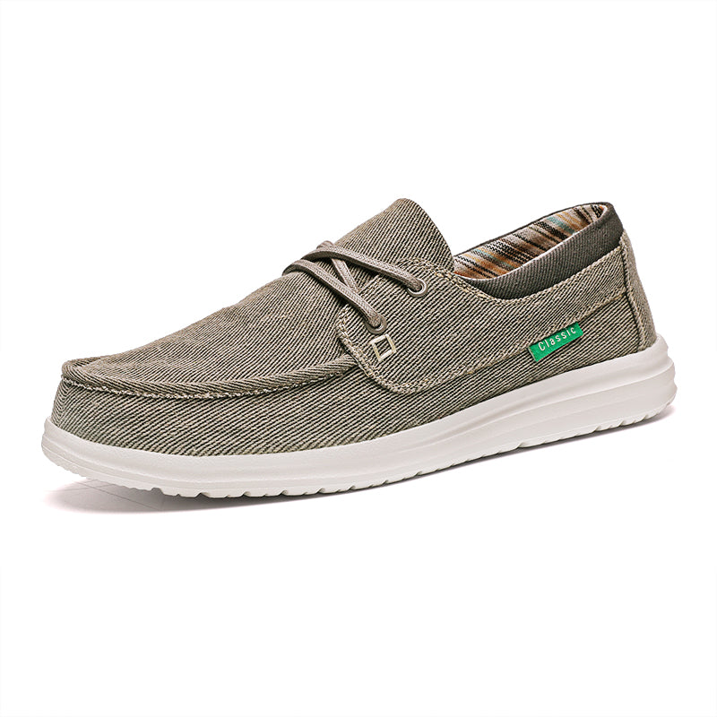 Orthopedische canvas loafers met zachte zolen voor heren
