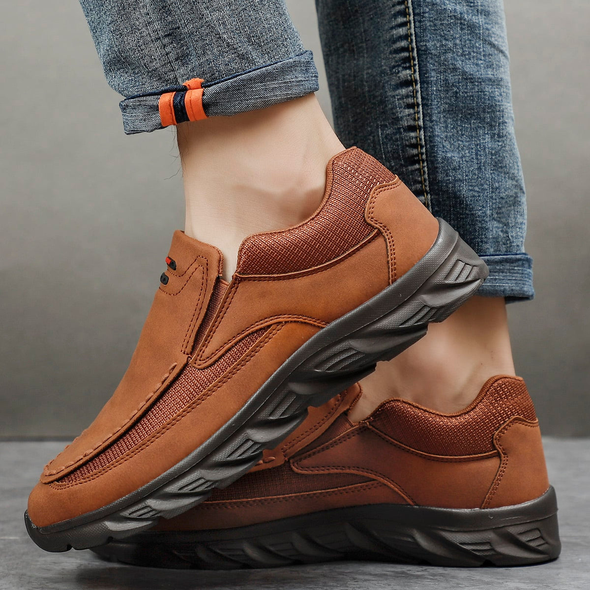Orthopedische en casual mocassins voor heren