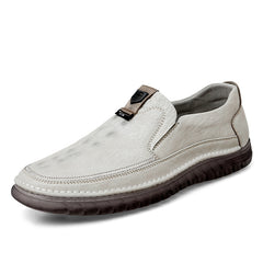 Orthopedische instap-loafers voor heren, Beige