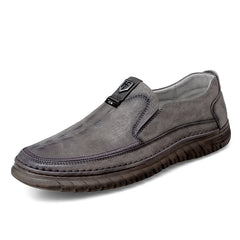 Orthopedische instap-loafers voor heren, Grijze