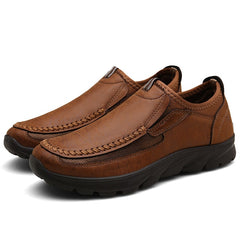 Orthopedische en casual mocassins voor heren, Brons