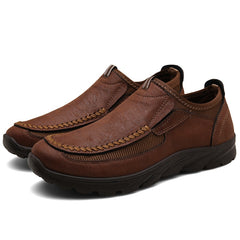 Orthopedische en casual mocassins voor heren, Bruin