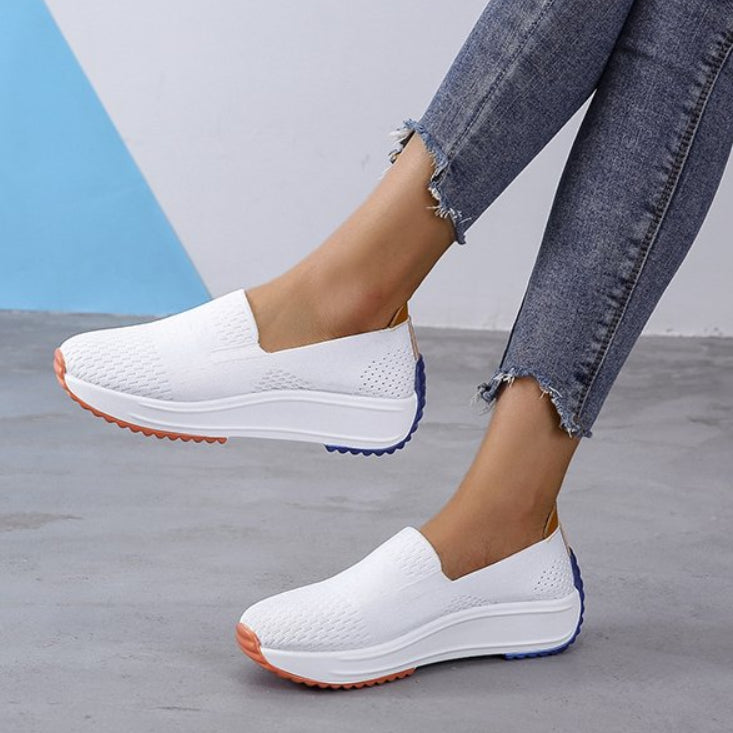 Orthopedische damesloafers in ademend mesh