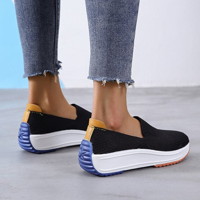 Orthopedische damesloafers in ademend mesh