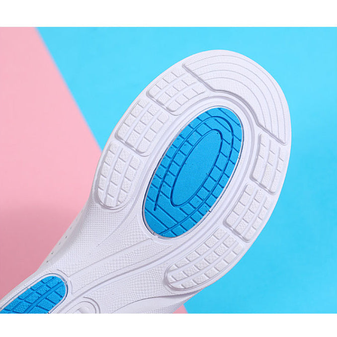 Orthopedische schokabsorberende leren loafers voor dames